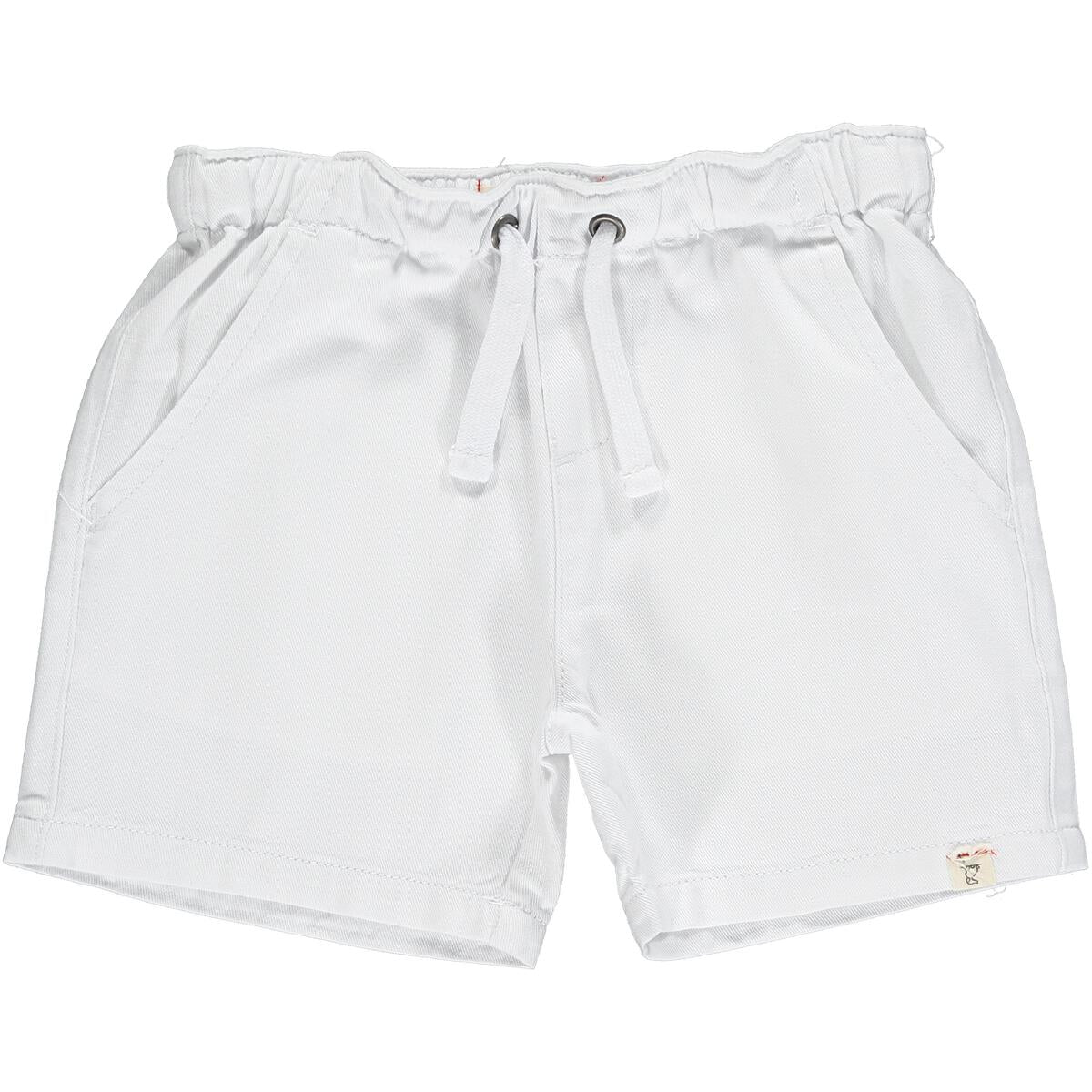 Me & Henry Hugo White Twill Short