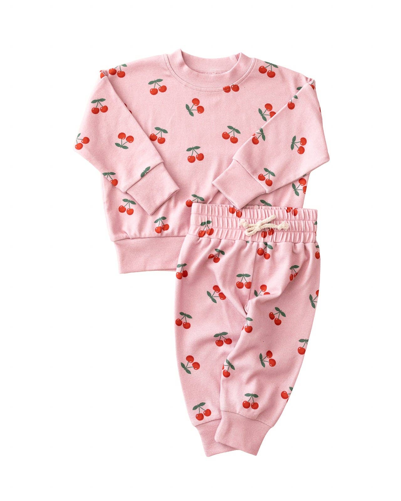 Blush & Cherry Jogger Set