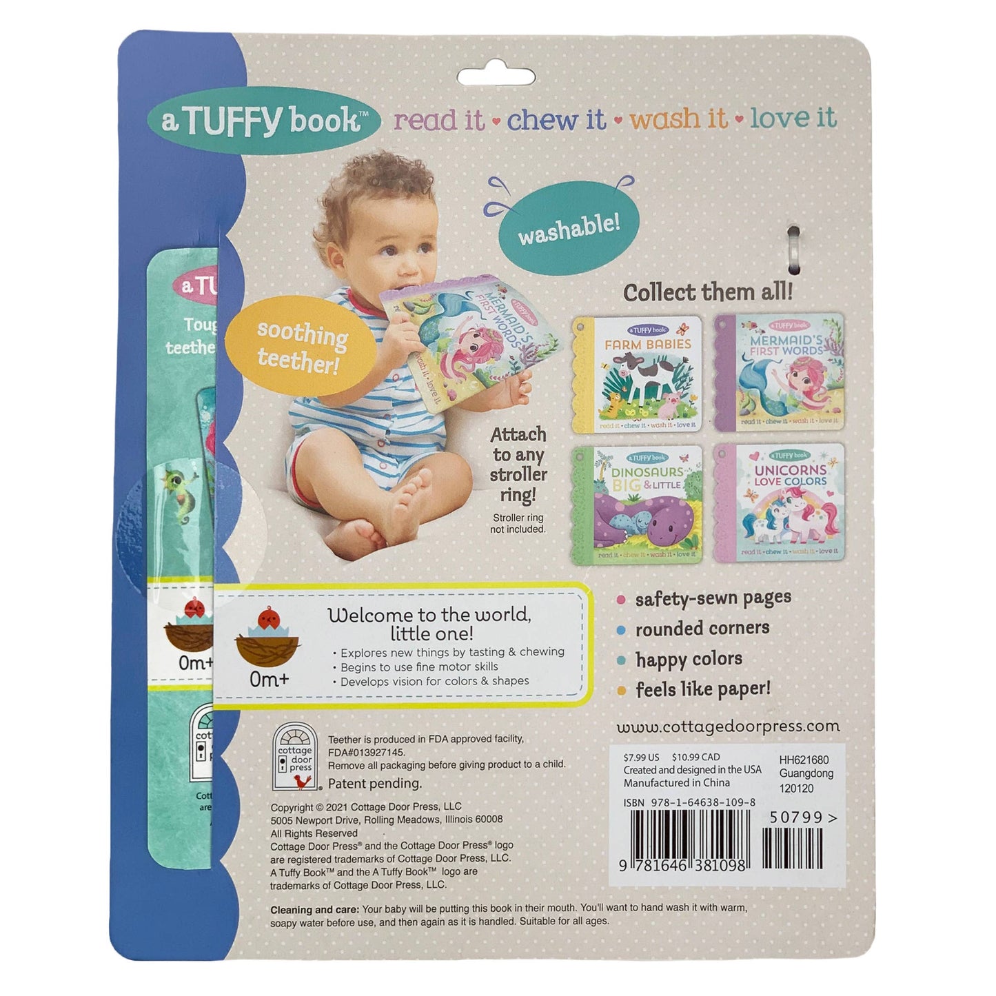 Mermaid's First Words A Tuffy Teether Indestructible Book