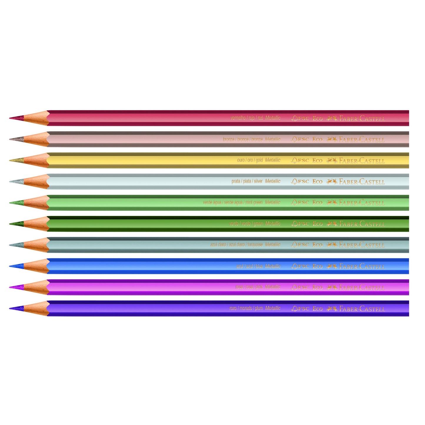 Metallic Color Pencils Set for Kids EcoPencils
