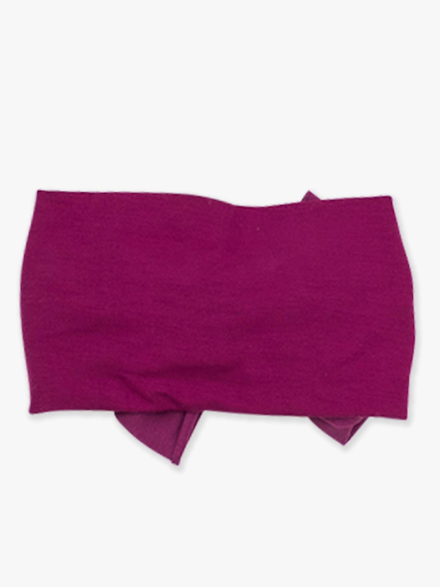 RuffleButts Plum Tart Bow Headband