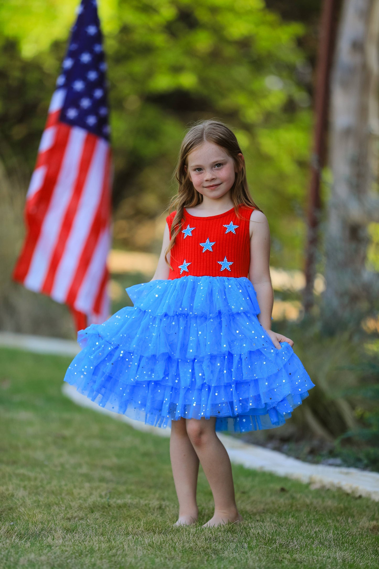Star Sleeveless Tutu Dress