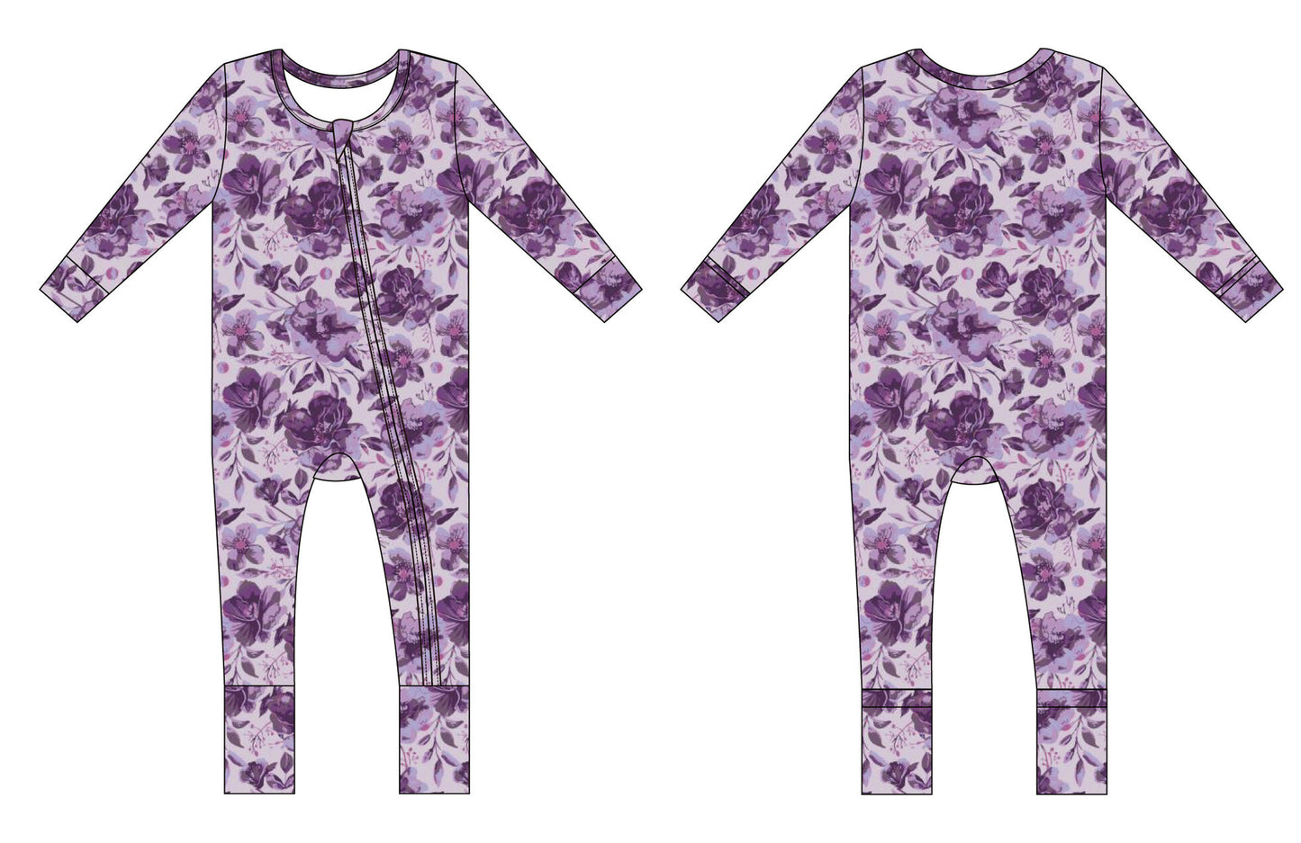 Sweet Bamboo Amelia Bedelia Zipper Romper