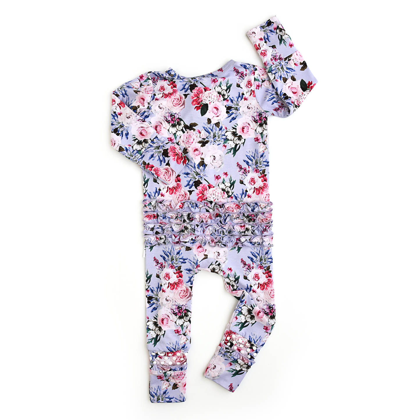 Emerson Floral Ruffle Zip Romper