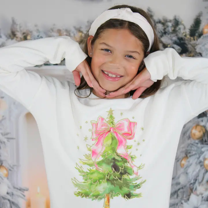 Sweet Soul Coquette Christmas Tree Sweatshirt