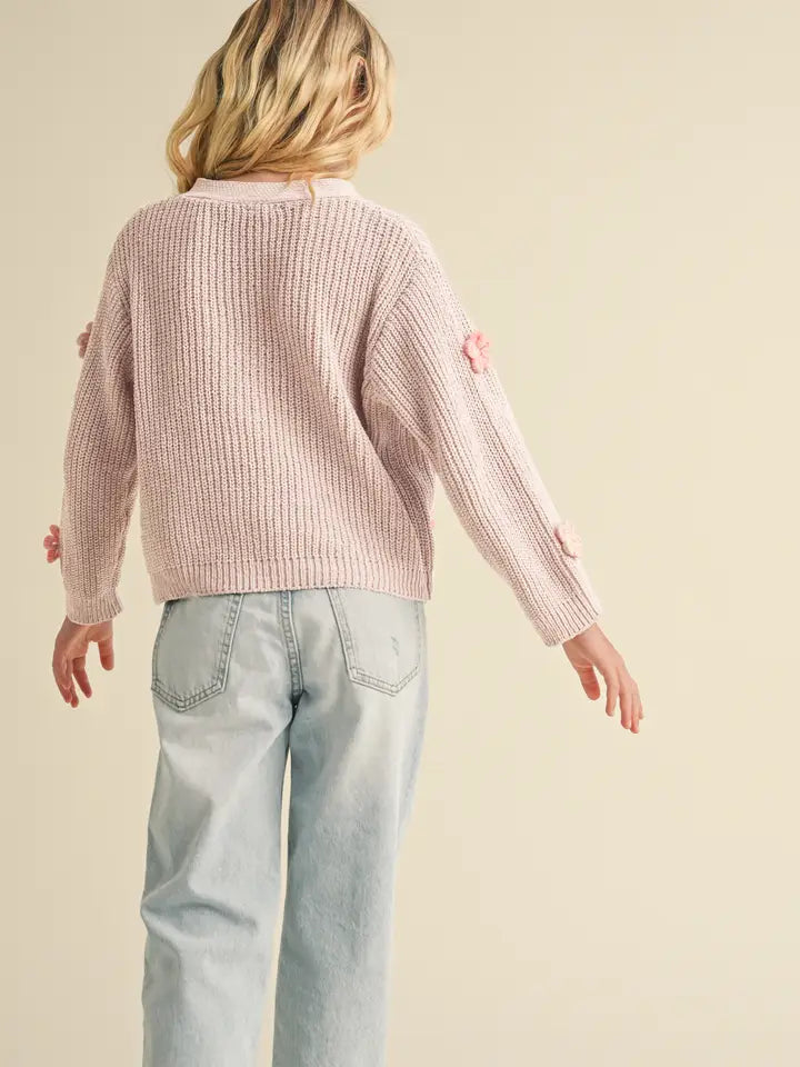 Crochet Flower Cardigan