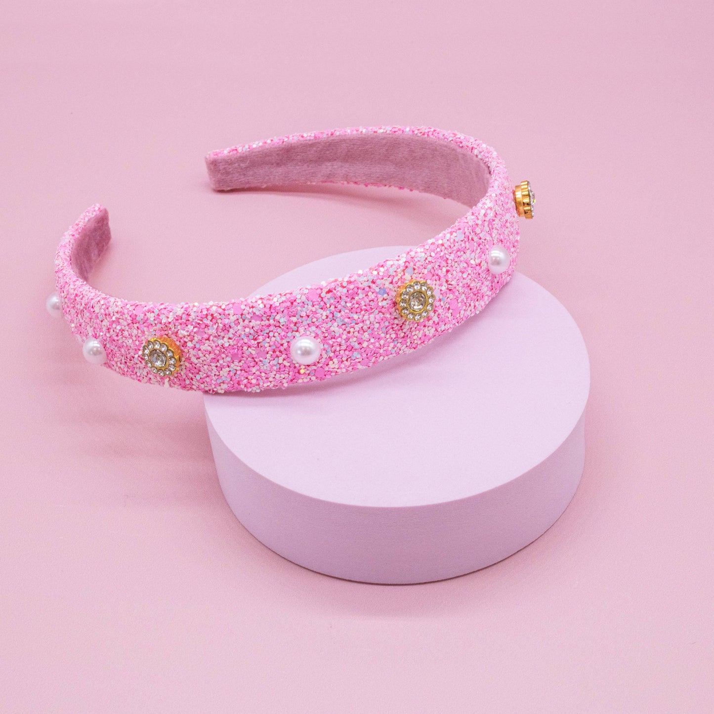 Embellished Glitter Headband