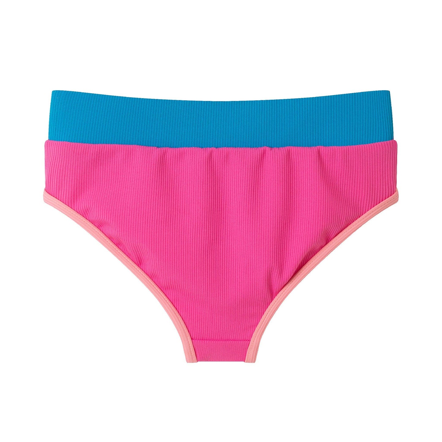 Andy & Evan Pink Color Block Two Piece Swimsuit