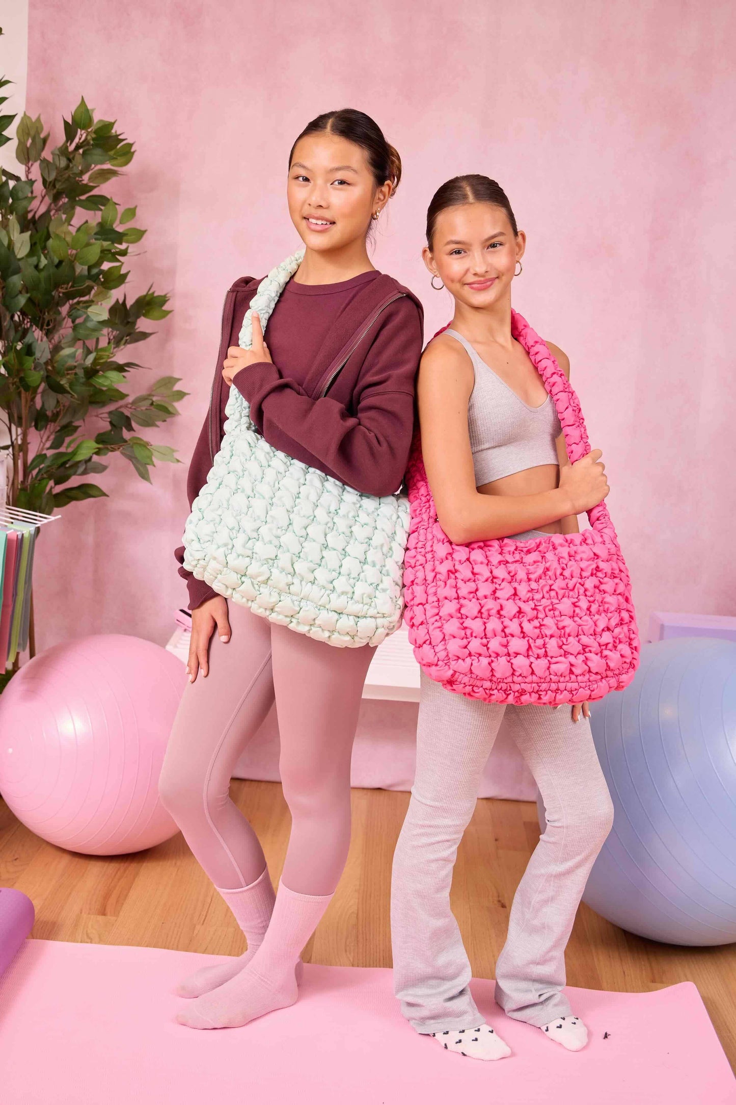 Quilted Scrunchies Sling Bag