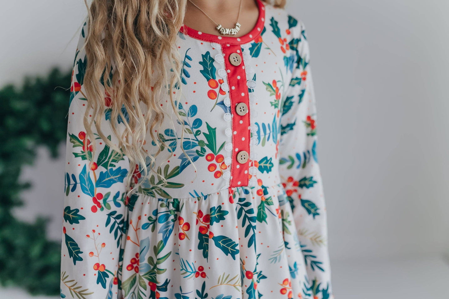 Holly Ruffle Pocket Tie Back Dress