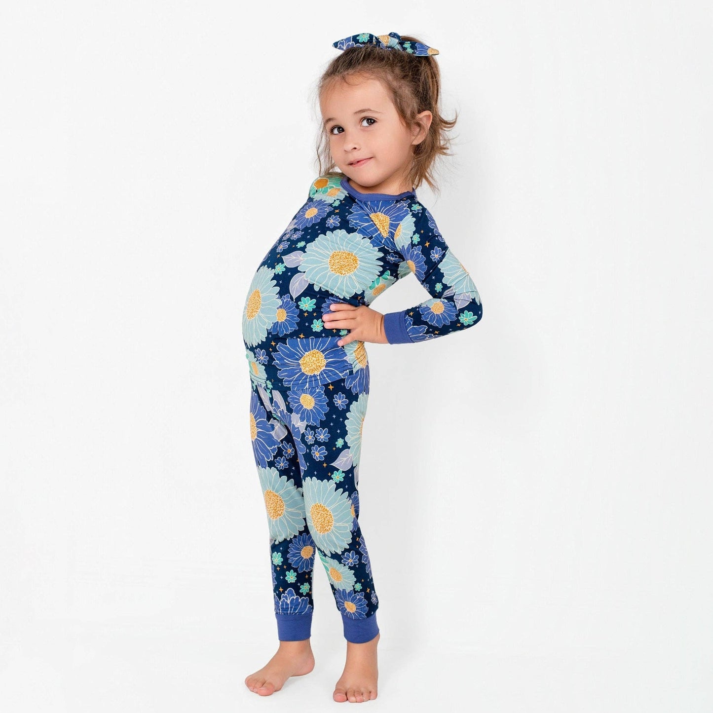 Bluepsie Daisy Long Sleeve PJ's
