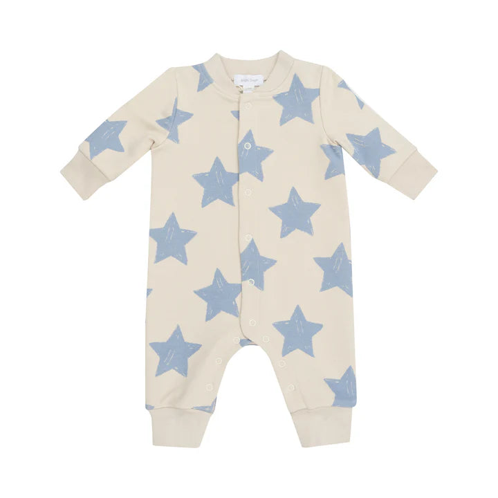 Angel Dear Sketchy Blue Star Romper