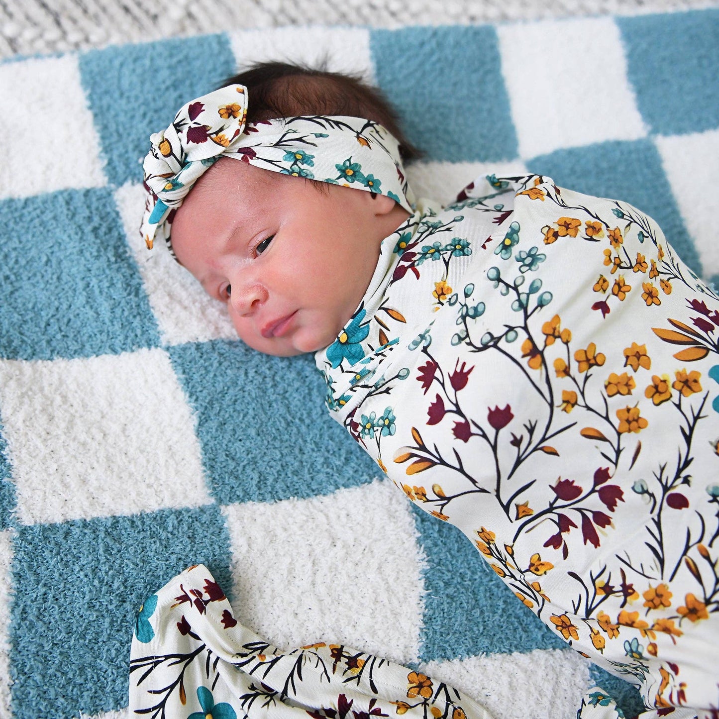 Maren Floral Swaddle