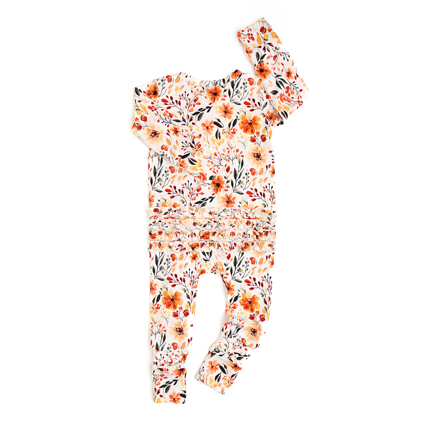 Phoebe Ruffle Zip Romper