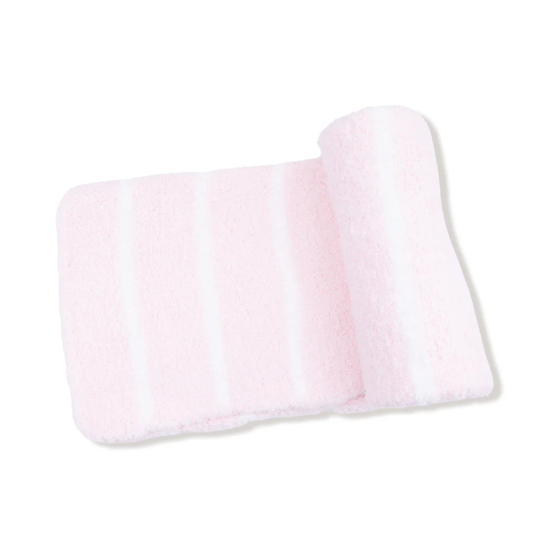 Angel Dear Pink Stripe Chenille Blanket