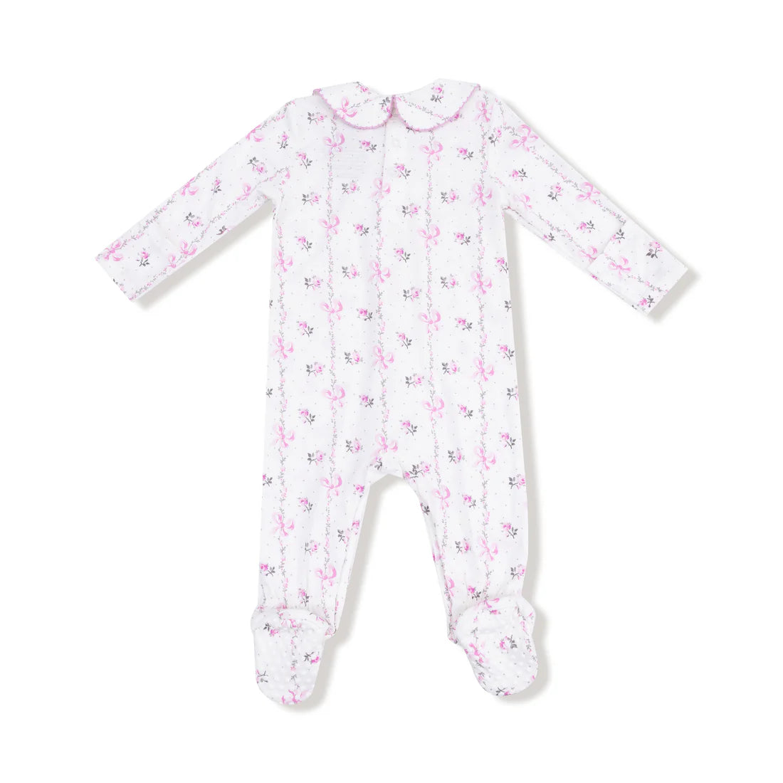 Angel Dear Dainty Buds & Bows Snap Footie