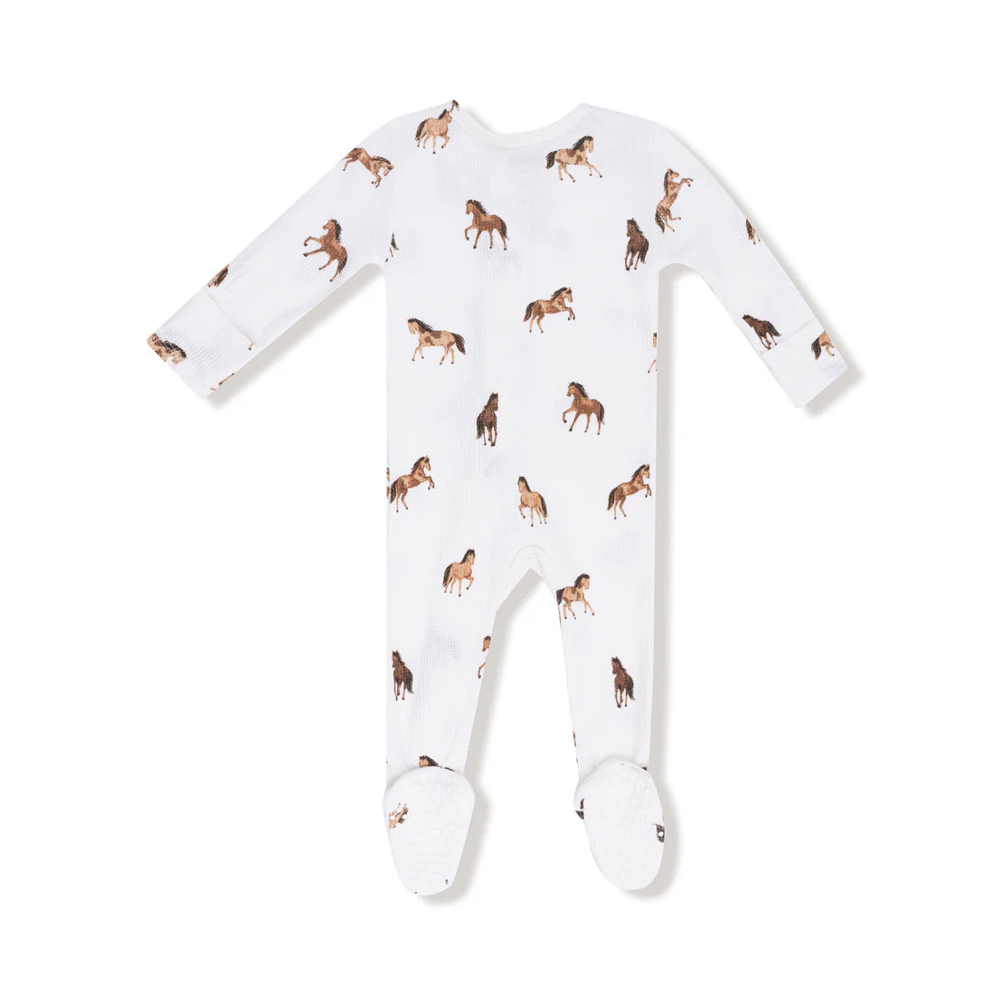 Angel Dear Mini Horses Zipper Footie