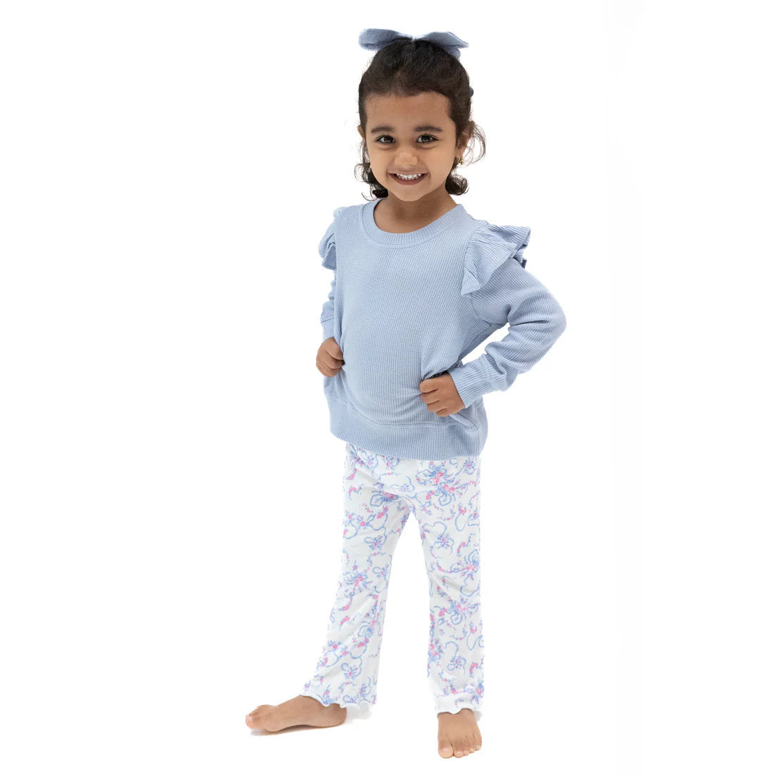Angel Dear Ribbon Floral Fling Waffle Flare Set