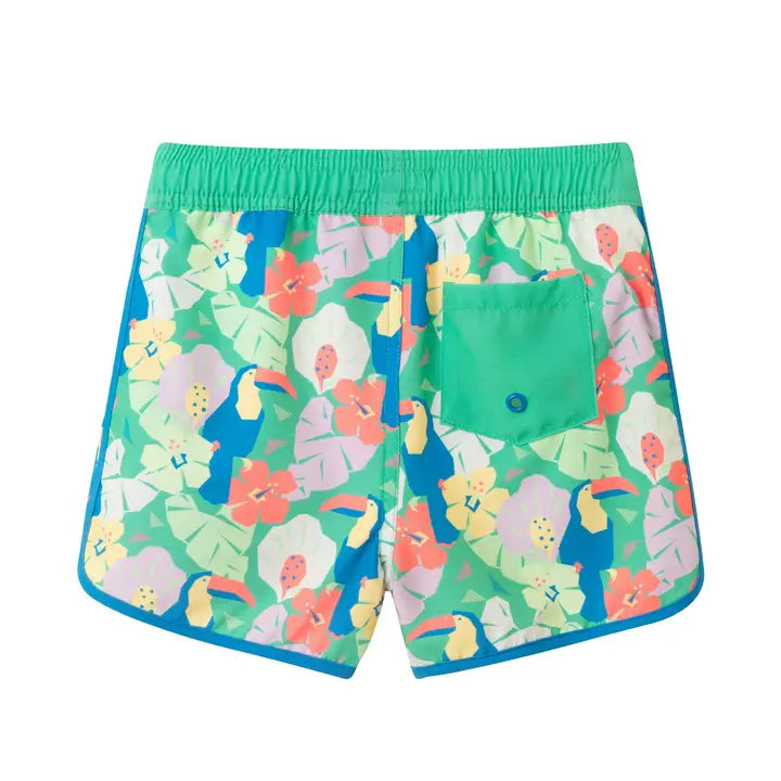 Andy & Evan Aqua Toucan Swim Trunk