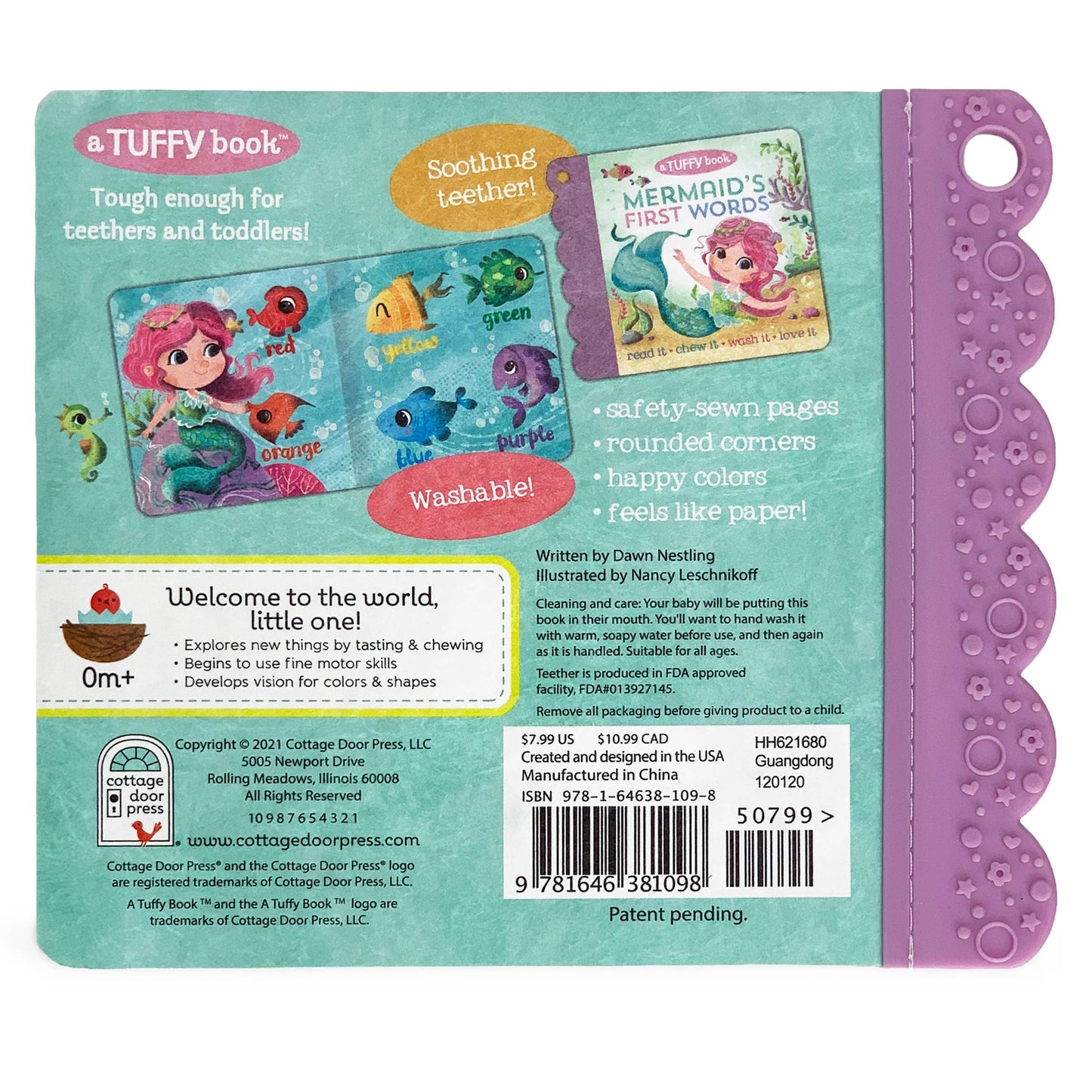 Mermaid's First Words A Tuffy Teether Indestructible Book