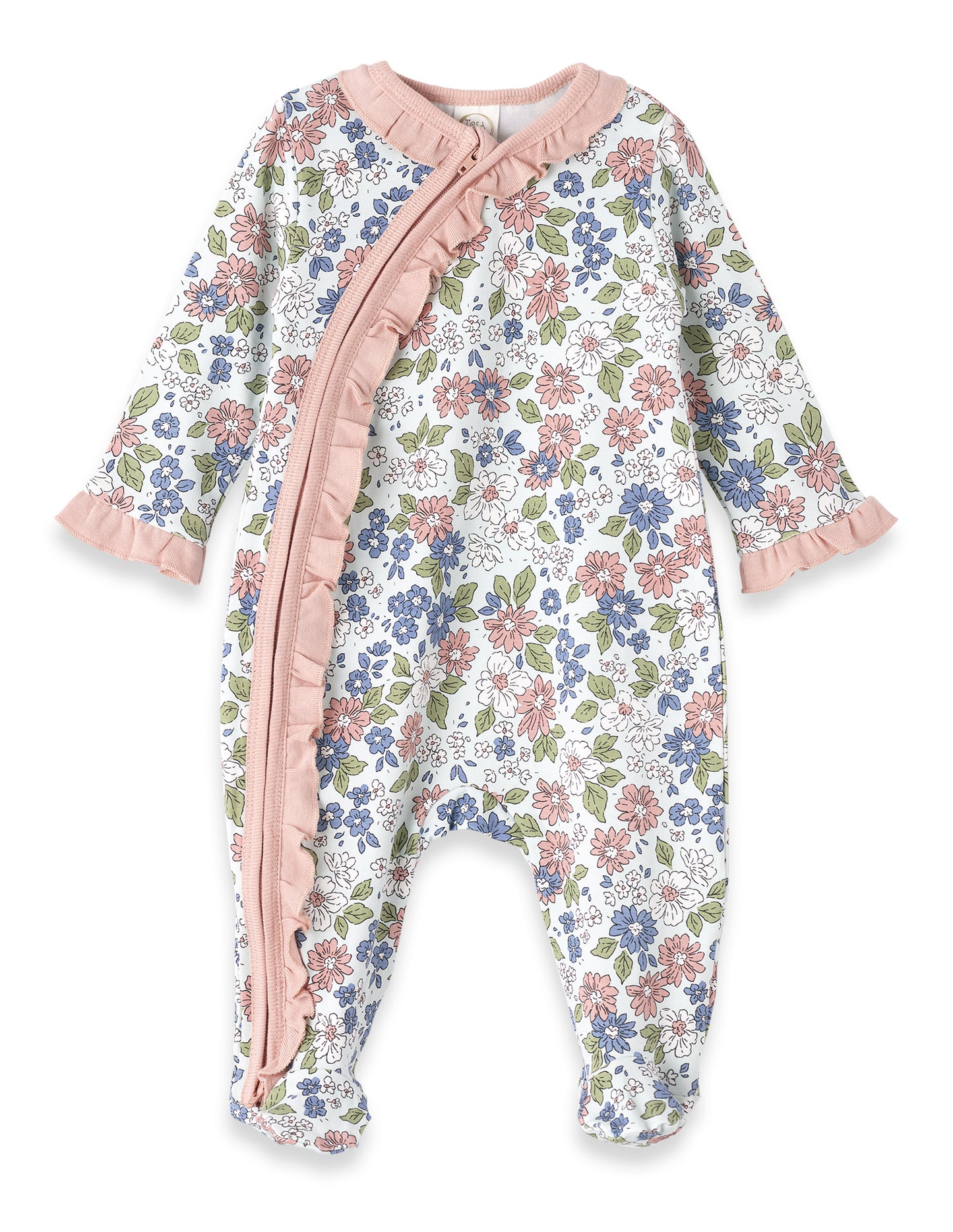 Tesa Babe Meadow Floral Ruffle Romper