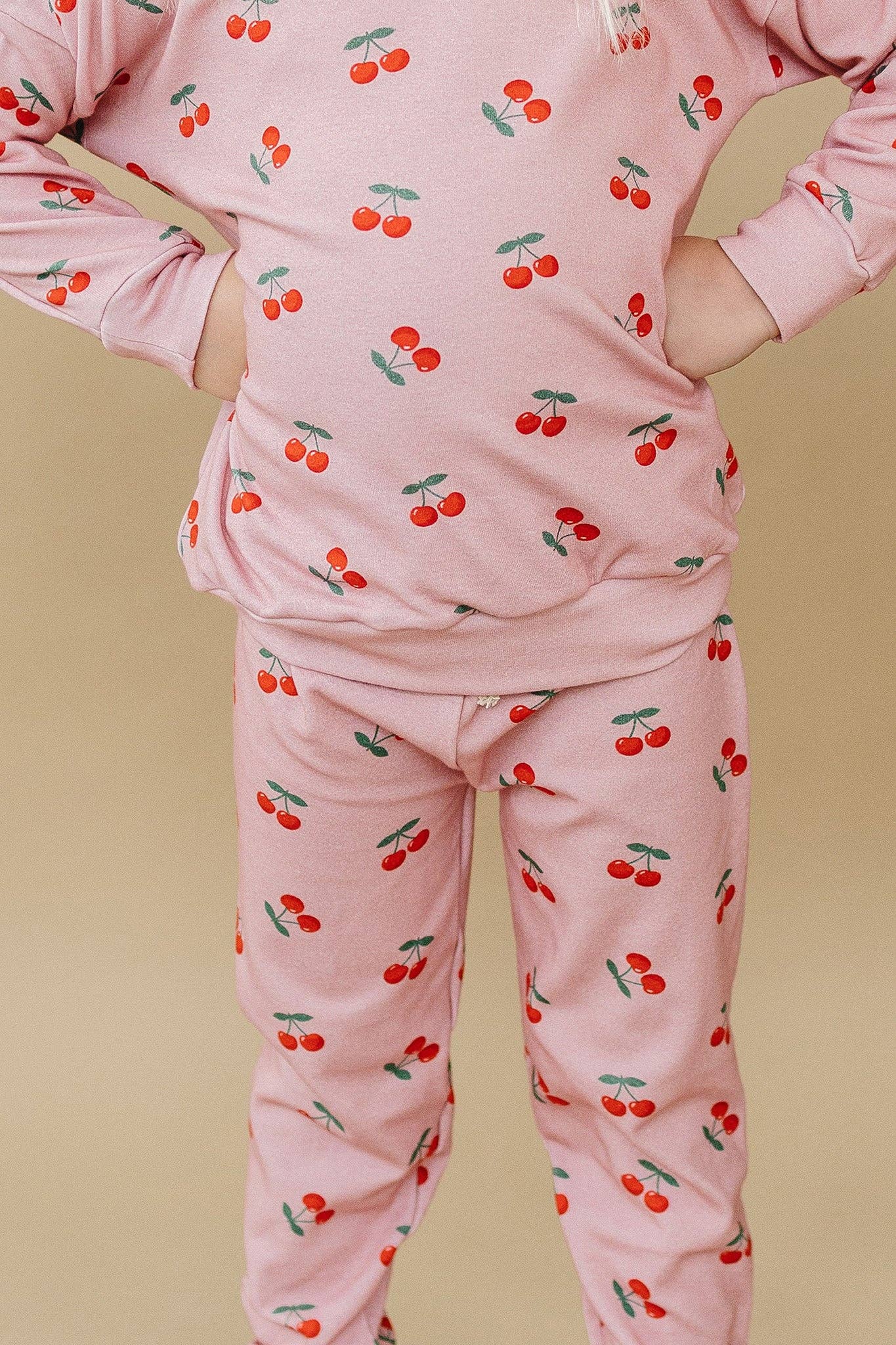 Blush & Cherry Jogger Set