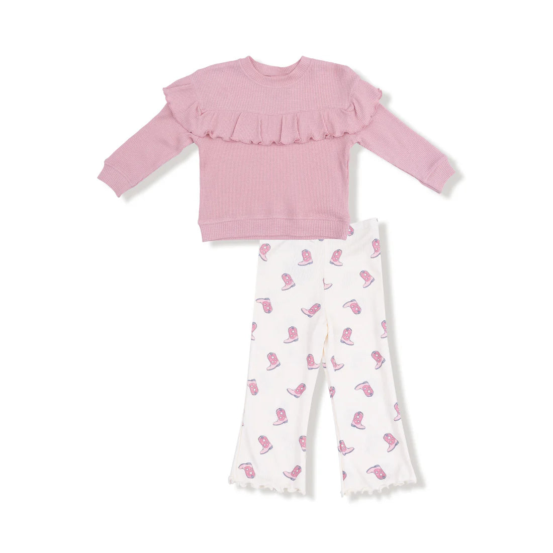 Angel Dear Petite Cowgirl Boots Waffle Set