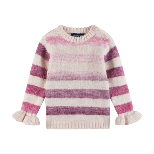 Andy & Evan Ombre Stripe Infant Legging Set