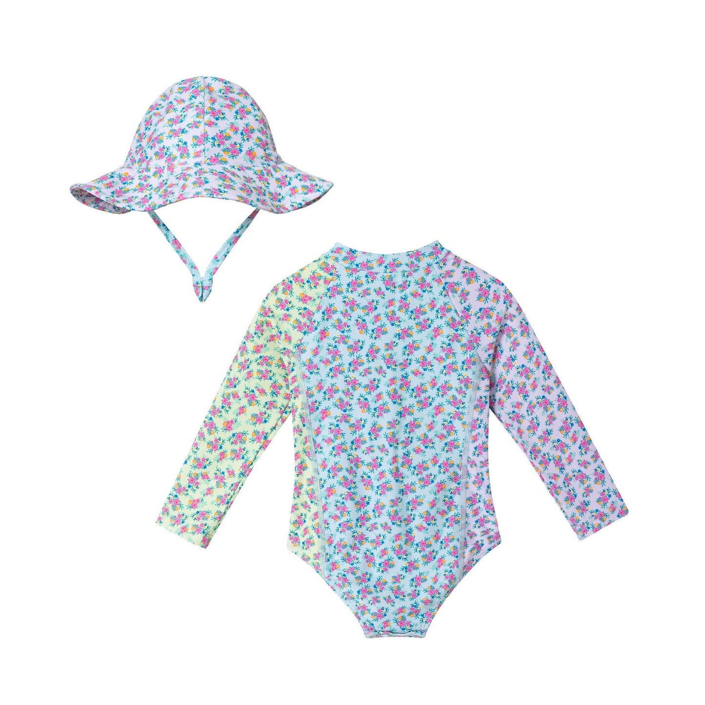 Andy & Evan Floral Swimsuit & Hat