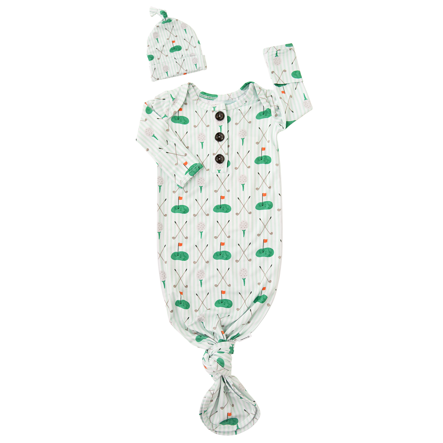 Gigi & Max Scottie Golf Gown & Hat Set
