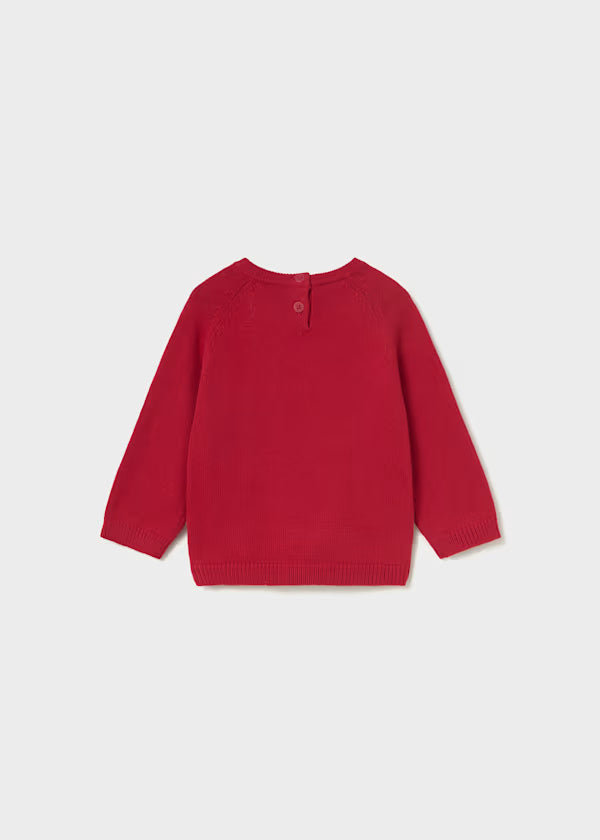 Mayoral Red Basic Sweater