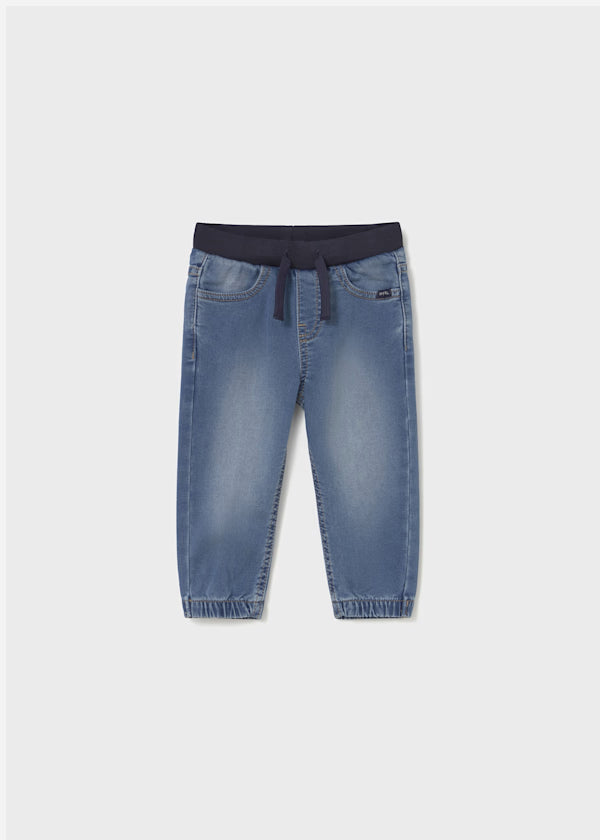 Mayoral Medium Wash Denim Jogger
