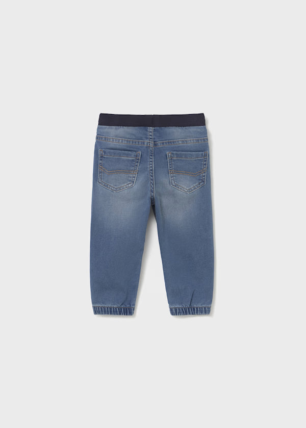 Mayoral Medium Wash Denim Jogger