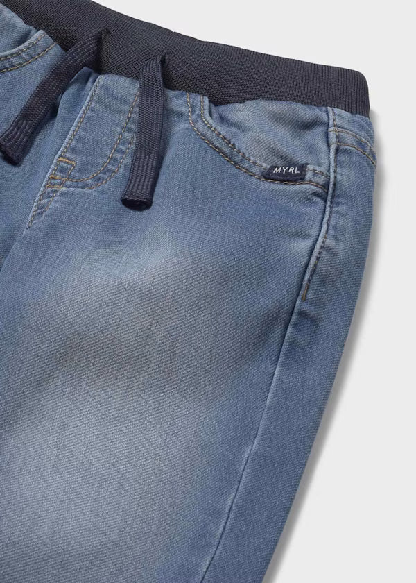 Mayoral Medium Wash Denim Jogger