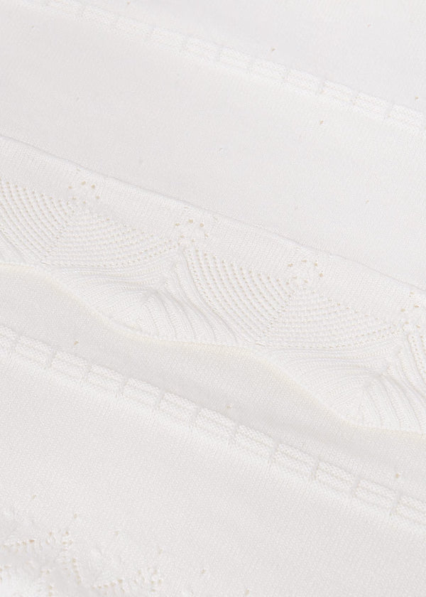 Mayoral Ivory Knit Blanket