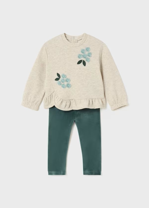 Mayoral Botella Suede Legging Tunic Set