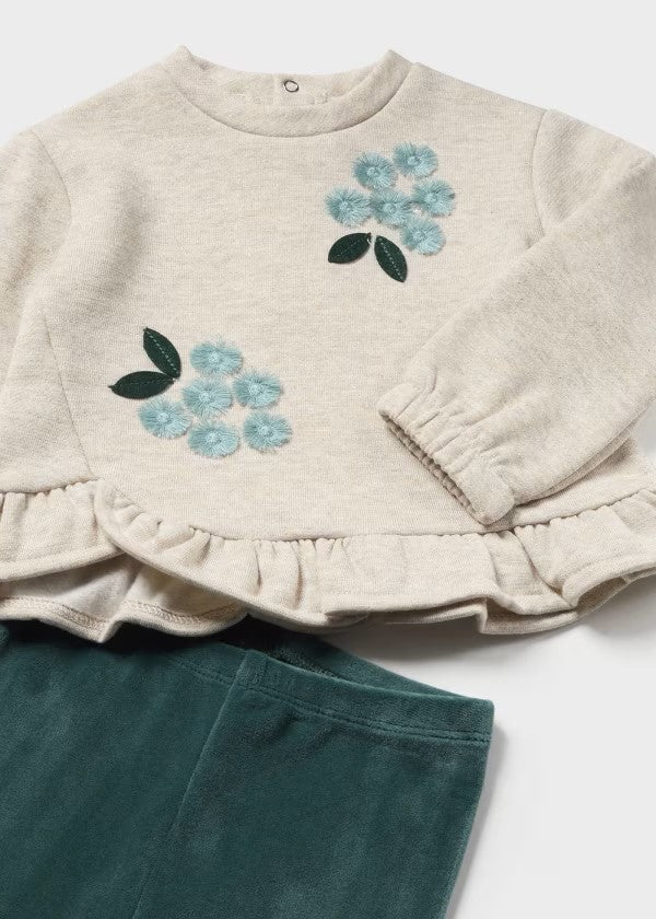 Mayoral Botella Suede Legging Tunic Set