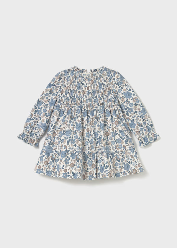 Mayoral Blue Bell Velvet Dress