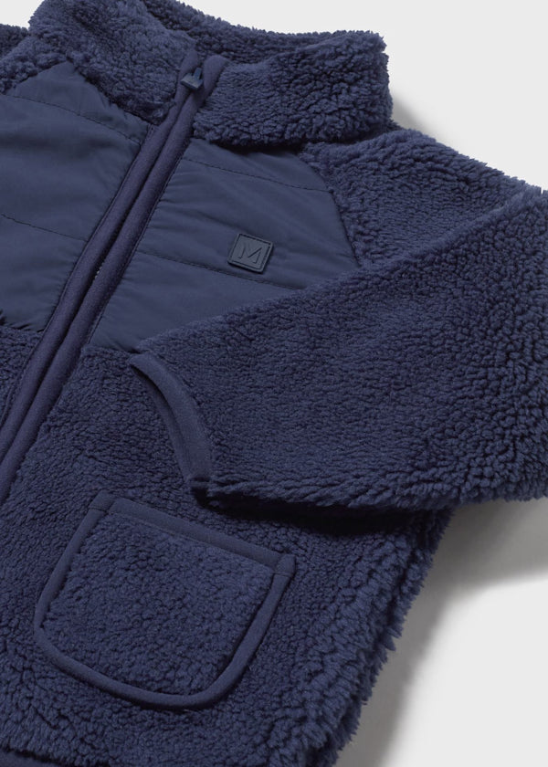 Mayoral Navy Fleece Jacket