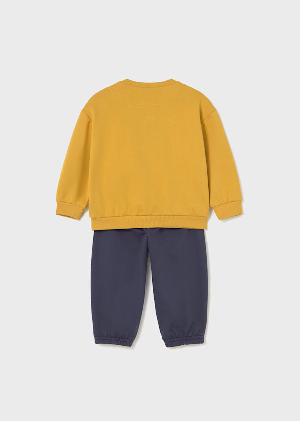 Mayoral Mustard Tractor Tracksuit