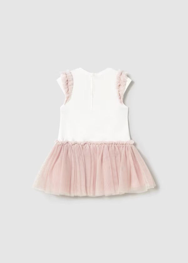 Mayoral Rose Tulle Flower Dress
