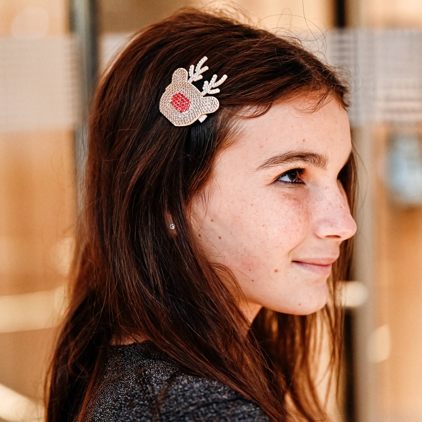 Christmas Charm Headband and Hair Clips - Interchangeable