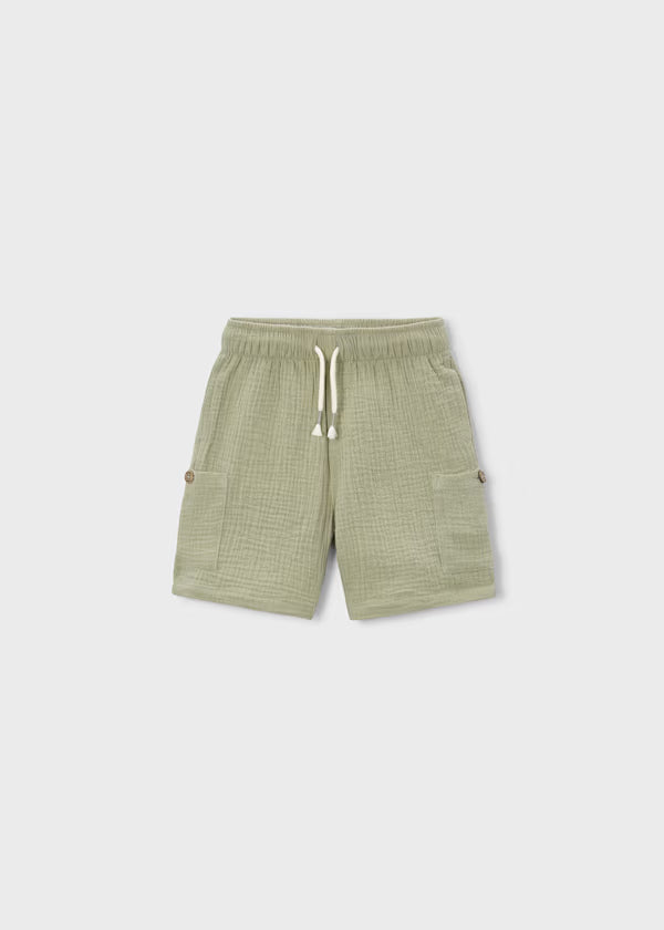 Mayoral Sage Polo & Short Set