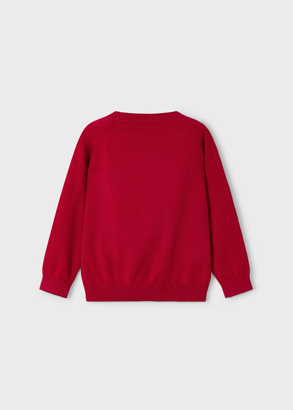 Mayoral Red Basic Sweater