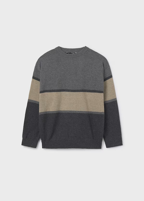 Nukutavake Graphite Color Block Sweater