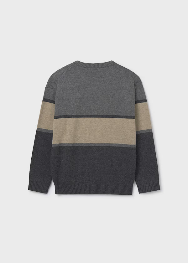 Nukutavake Graphite Color Block Sweater