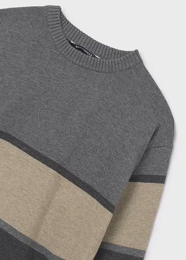 Nukutavake Graphite Color Block Sweater