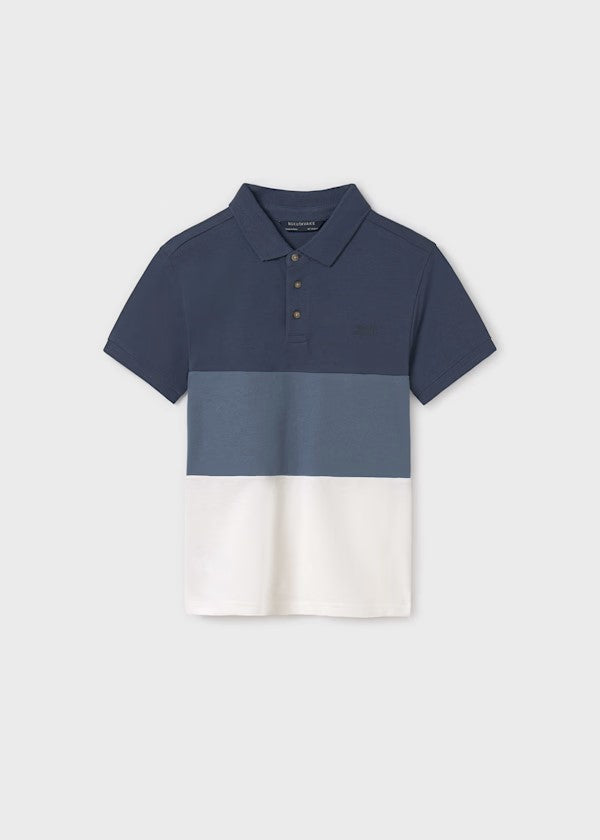 Nukutavake Midnight Block Polo Shirt