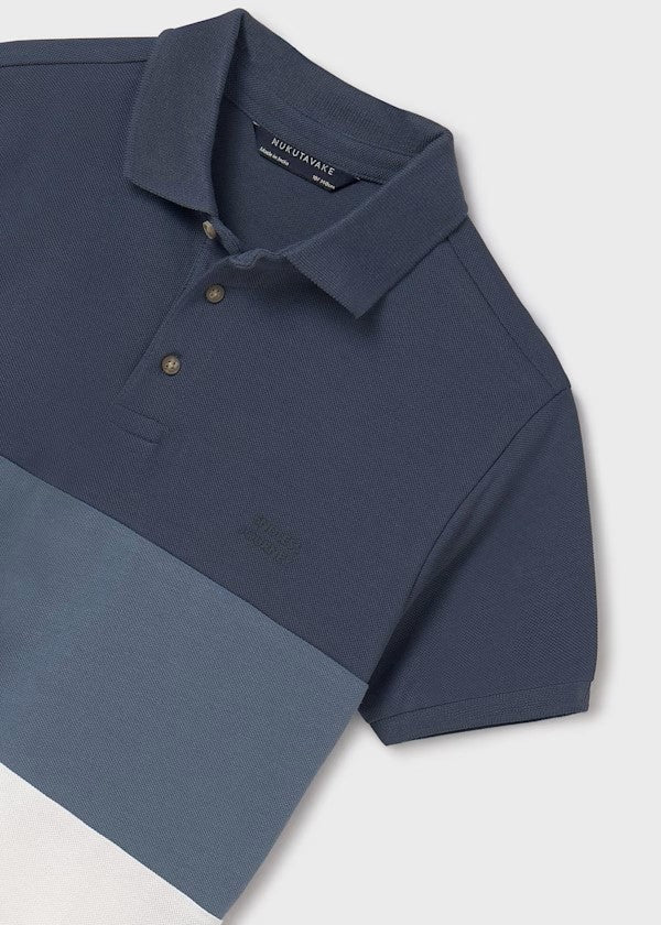 Nukutavake Midnight Block Polo Shirt