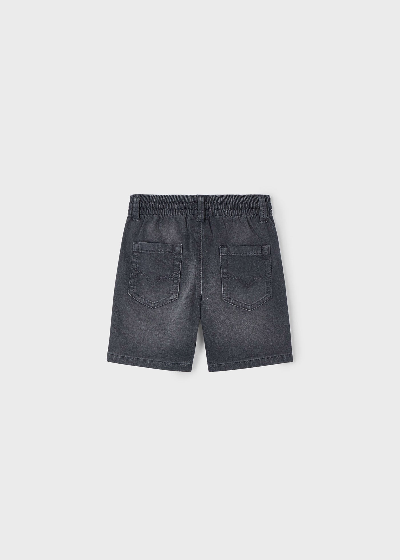 Mayoral Gray Soft Denim Short